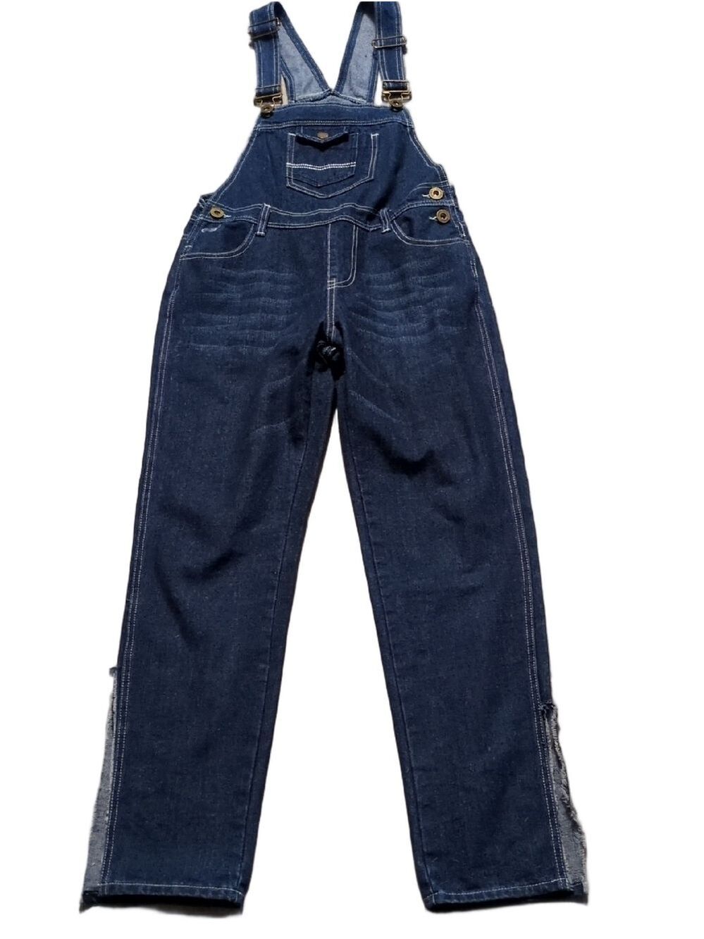 Anna-Kaci Denim Overalls With Slits Size S/M